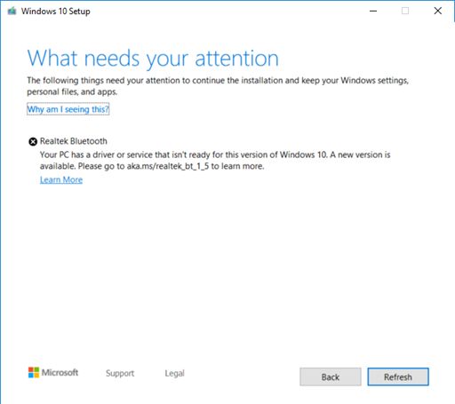 bewondering voorraad Malen Bijwerken naar een nieuwe versie van Windows 10 op apparaten met bepaalde  versies van stuurprogramma's voor Realtek Bluetooth-radio's - Microsoft  Ondersteuning