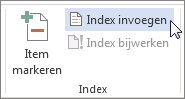 Index invoegen