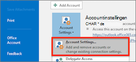Windows-Accountinstellingen