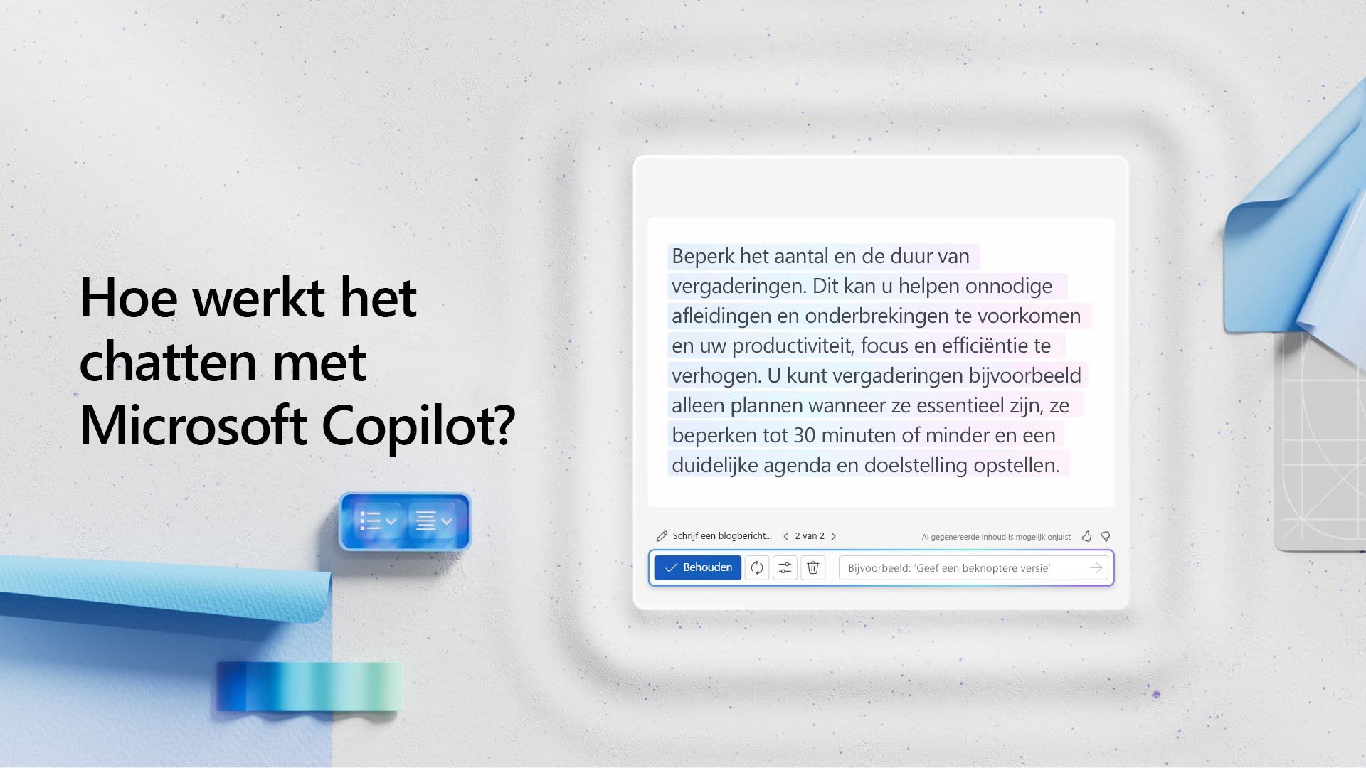 Video: Chatten met Microsoft Copilot