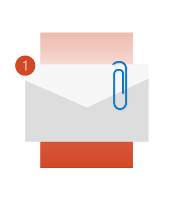 Outlook kan u eraan herinneren om een bestand bij te voegen.