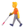 Teams-persoon met emoji voor proef cane