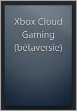 De lege capsule voor Xbox Cloud Gaming (bètaversie) in de Steam-bibliotheek.