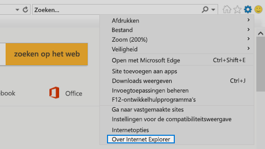 Over Internet Explorer