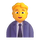 Emoji van teams-persoon kantoormedewerker