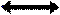 Afbeelding van een muispointer die is veranderd in een horizontale dubbelpuntige pijl.