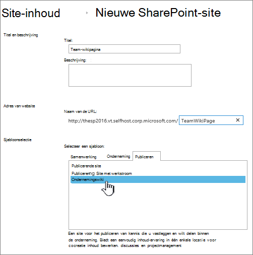 Ondernemingswiki toevoegen aangewezen