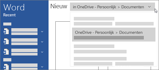 Nieuw OneDrive