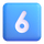 Emoji voor Teams-toets zes