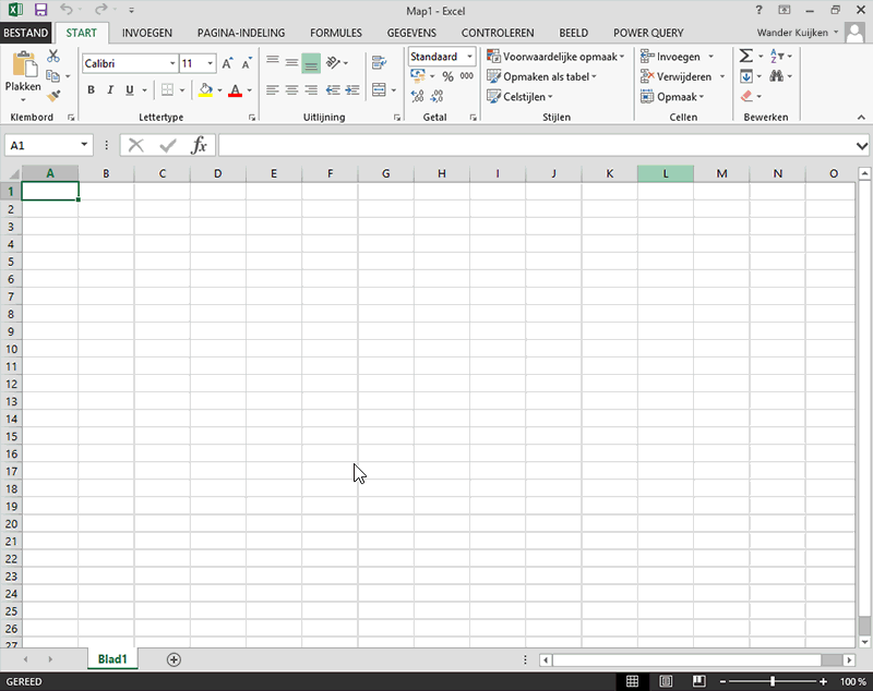 De weergave bepalen van Queryeditor in Excel