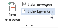 Index bijwerken