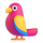 Emoji van teams papegaai
