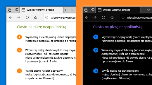 Filtry kolorów w aplikacji Windows 10 Ustawienia ułatwiają wyświetlanie zdjęć, tekstu i kolorów.