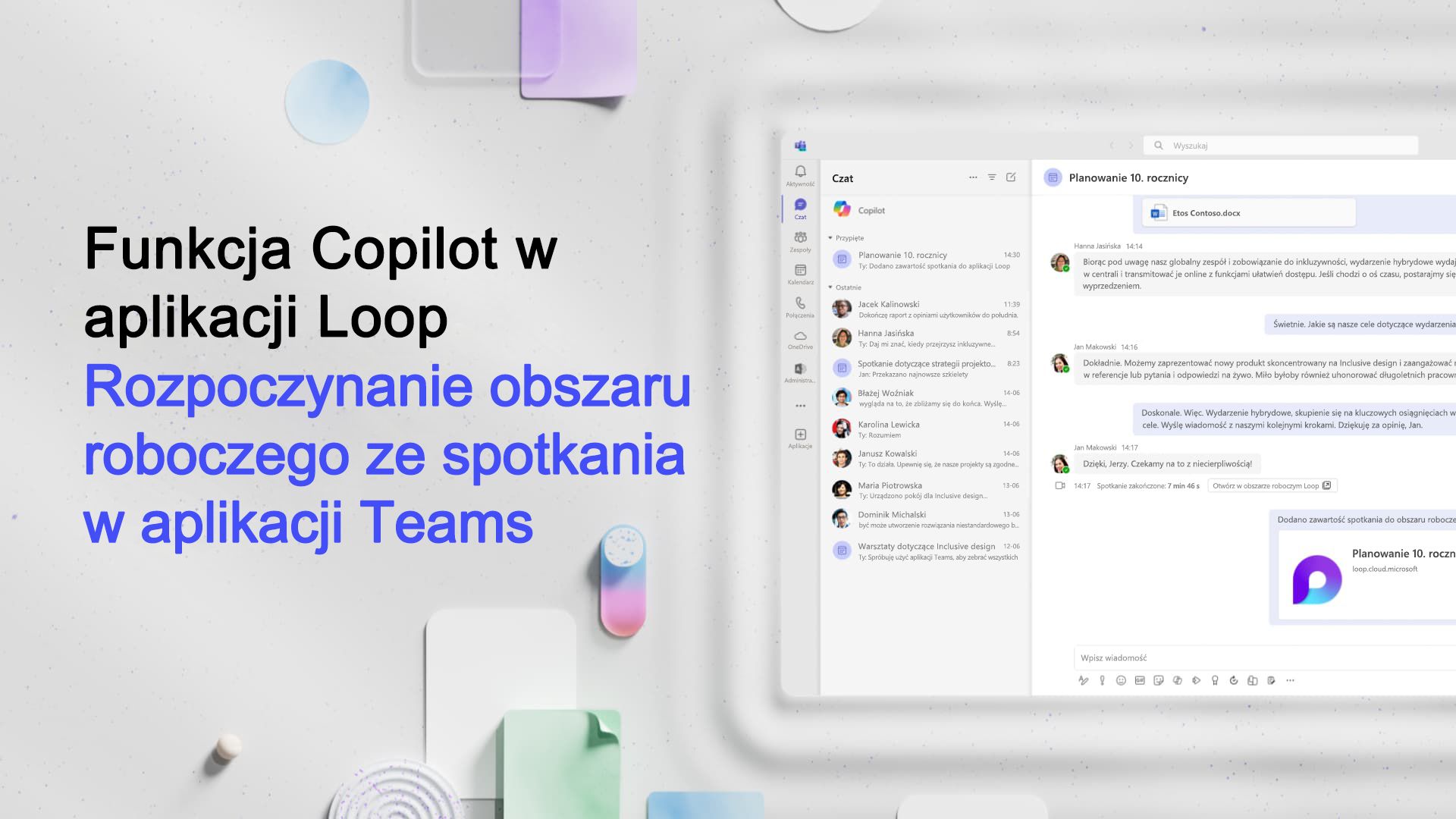 Wideo: Rozpoczynanie obszaru roboczego ze spotkania w aplikacji Teams