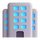 Emoji budynku biurowego w aplikacji Teams
