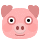 Emotikon do twarzy świni