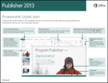 Przewodnik Szybki start dla programu Publisher 2013
