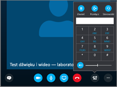 Zrzut ekranu przedstawiający klawiaturę dźwiękową