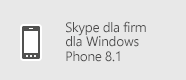 Skype dla firm — Windows Phone