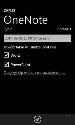 Wysyłanie obrazów do programów Word i PowerPoint w usłudze OneDrive