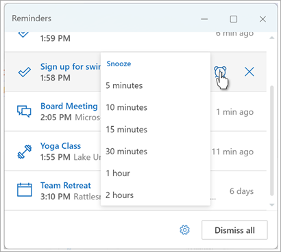 Ustawianie przypomnień w 8 zrzutach ekranu programu Outlook