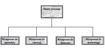 Organization chart example image
