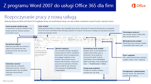 Thumbnail for guide for switching from Word 2007 to Office 365