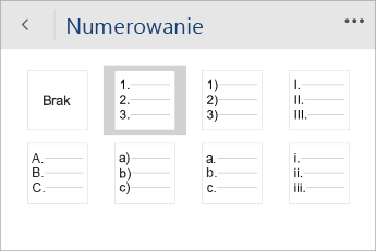 Number forms