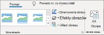 Przycisk Tekst alternatywny na Wstążce w programie Outlook w systemie Windows.