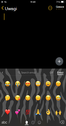 Wyszukiwanie emoji w systemie iOS — 2