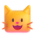 Emoji uśmiechniętego kota w aplikacji Teams