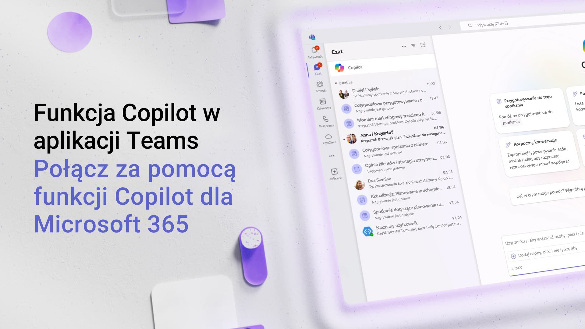 Wideo: Łączenie z funkcją Copilot dla Microsoft 365