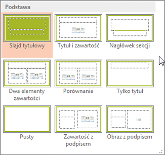 Układy slajdów w programie PowerPoint