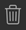 Obraz przycisku kosza na śmieci