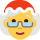 Emotikon pani Claus