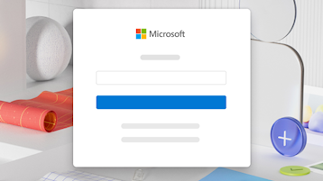Grafika logowania do konta Microsoft