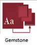 Motyw Gemstone nie jest obsługiwany w programie Visio dla sieci Web.