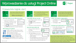 Wprowadzenie do usługi Project Online — Przewodnik Szybki start