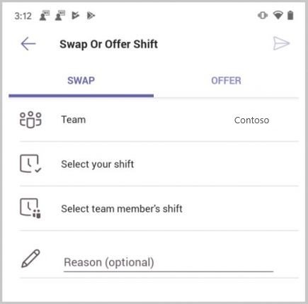 Zamiana zmiany na zmiany w zmianach w aplikacji Microsoft Teams