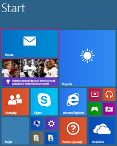 Tile Mail on the Windows 7 start screen