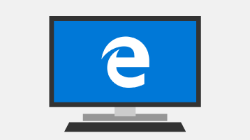 Dawne logo Microsoft Edge na komputerze PC