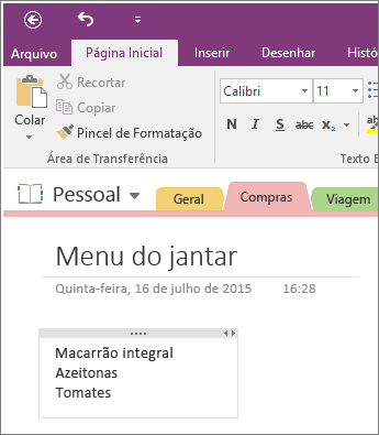 Tarefas Básicas No OneNote 2016 Para Windows - OneNote