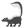 Emoticon skunk