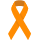 Emoticon Orange Ribbon