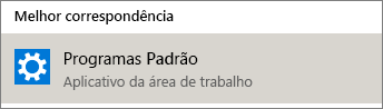 Programas padrão no Windows