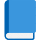 Emoticon de livro azul
