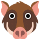 Emoticon boar