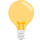 Emoticon de lâmpada elétrica