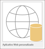 Ícone personalizado do Access web app