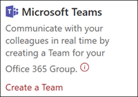 Criar uma equipe da Microsoft